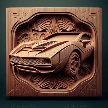 3D модель De Tomaso Mangusta (STL)